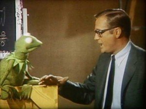 Gerry Lesser schools Kermit.