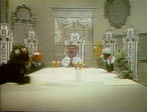 The Muppet executives debate a name.