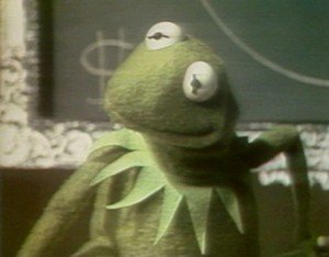 Cynical Kermit.