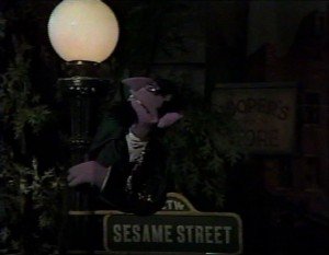 Bedtime on Sesame Street.