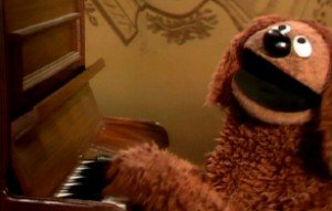 Rowlf sings "Cottleston Pie".